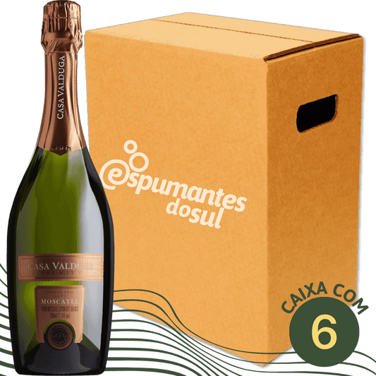 Casa Valduga Premivm Espumante Moscatel - Caixa com 6