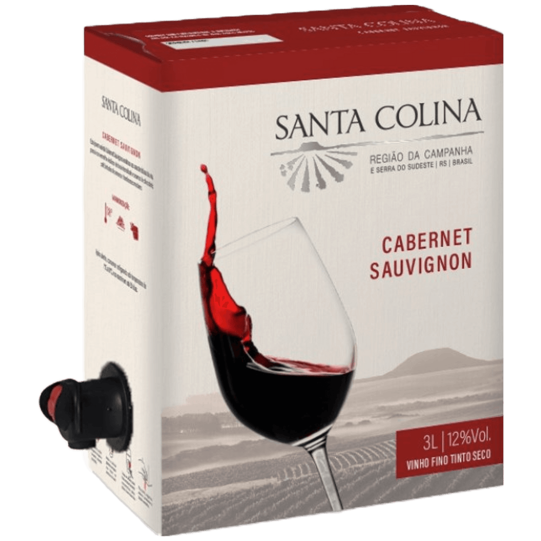 Aliança Santa Colina Cabernet Sauvignon Bag in Box 3L