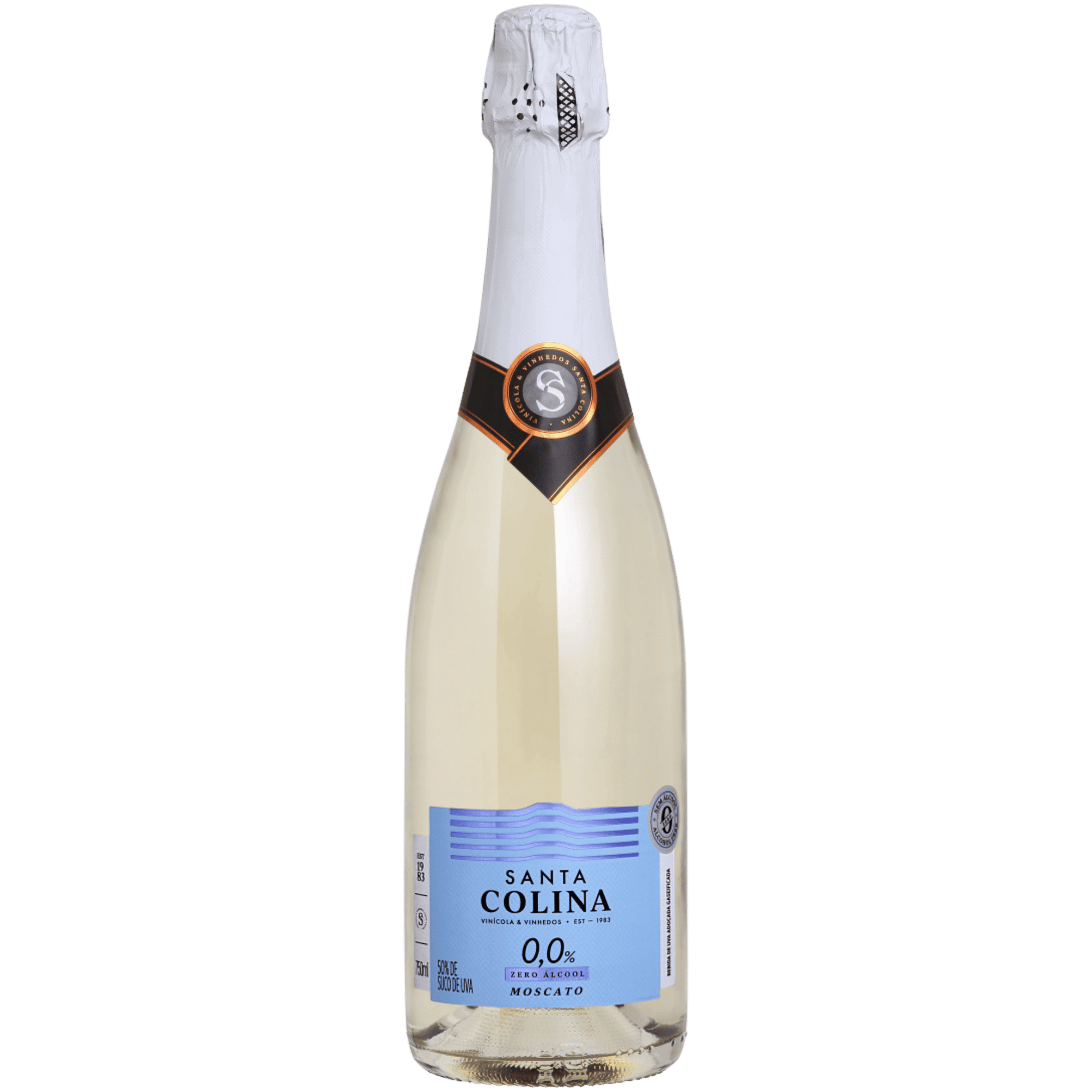 Aliança Santa Colina Moscato Zero Álcool - Aliança - Espumantes do Sul