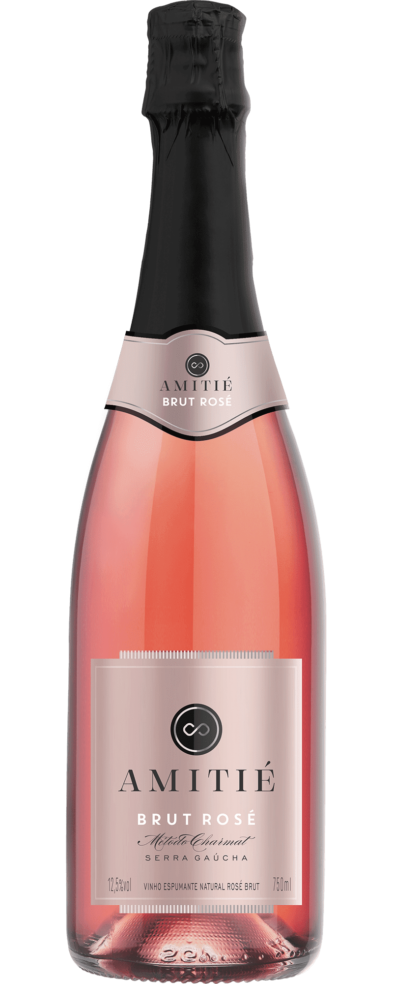 Amitié Espumante Brut Rosé - Caixa com 6 - Amitié - Espumantes do Sul