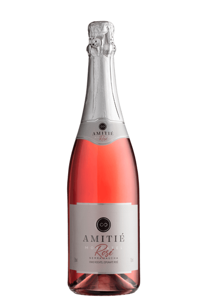 Amitié Espumante Moscatel Rosé - Caixa com 6 - Amitié - Espumantes do Sul
