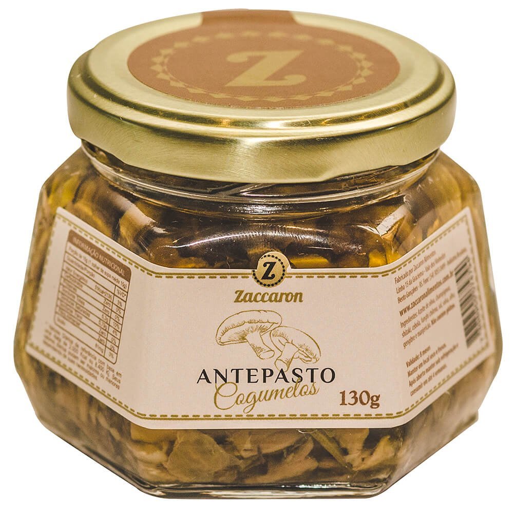 Antepasto de Cogumelos Zaccaron 130g
