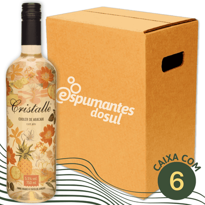 Arbugeri Cristalle Cooler de Abacaxi - Caixa com 6 - Espumantes do Sul - Espumantes do Sul