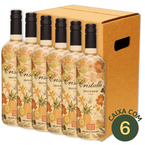 Arbugeri Cristalle Cooler de Abacaxi - Caixa com 6 - Espumantes do Sul - Espumantes do Sul