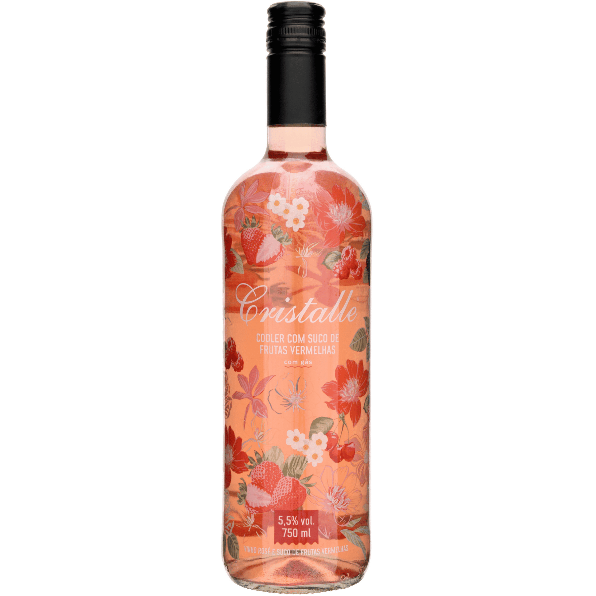 Arbugeri Cristalle Cooler de Frutas Vermelhas - Caixa com 6 - Espumantes do Sul - Espumantes do Sul