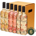 Arbugeri Cristalle Cooler Mix - 2 x Abacaxi / 2 x Frutas Vermelhas / 2 x Pêssego - Espumantes do Sul - Espumantes do Sul