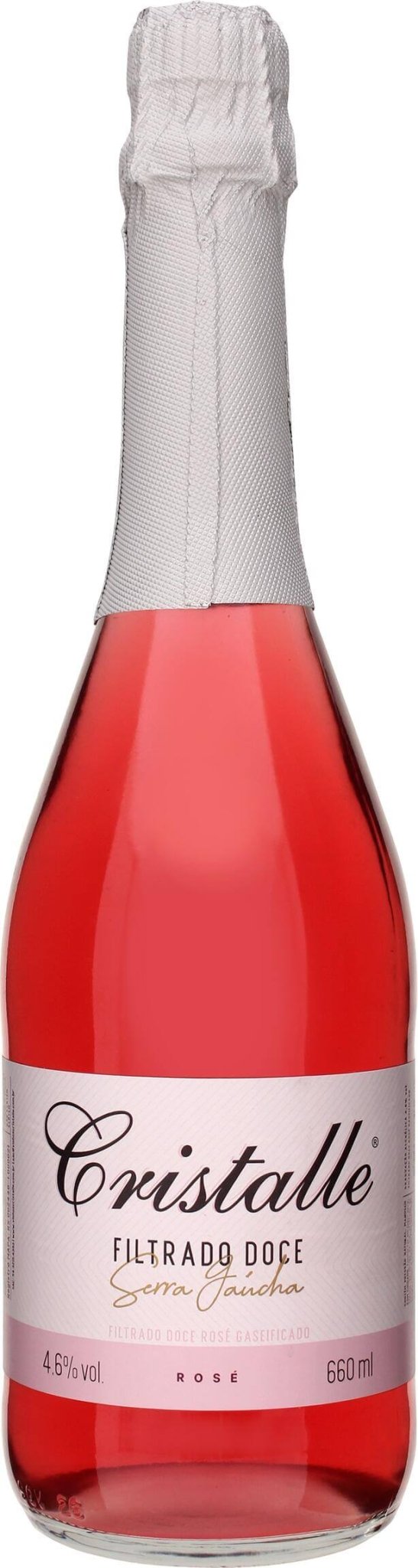 Arbugeri Cristalle Filtrado Doce Rosé - Caixa com 6 x 660ml - Arbugeri - Espumantes do Sul