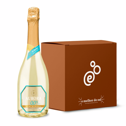 Aurora 0,00% Zero Álcool - Caixa com 6 - Aurora - Espumantes do Sul