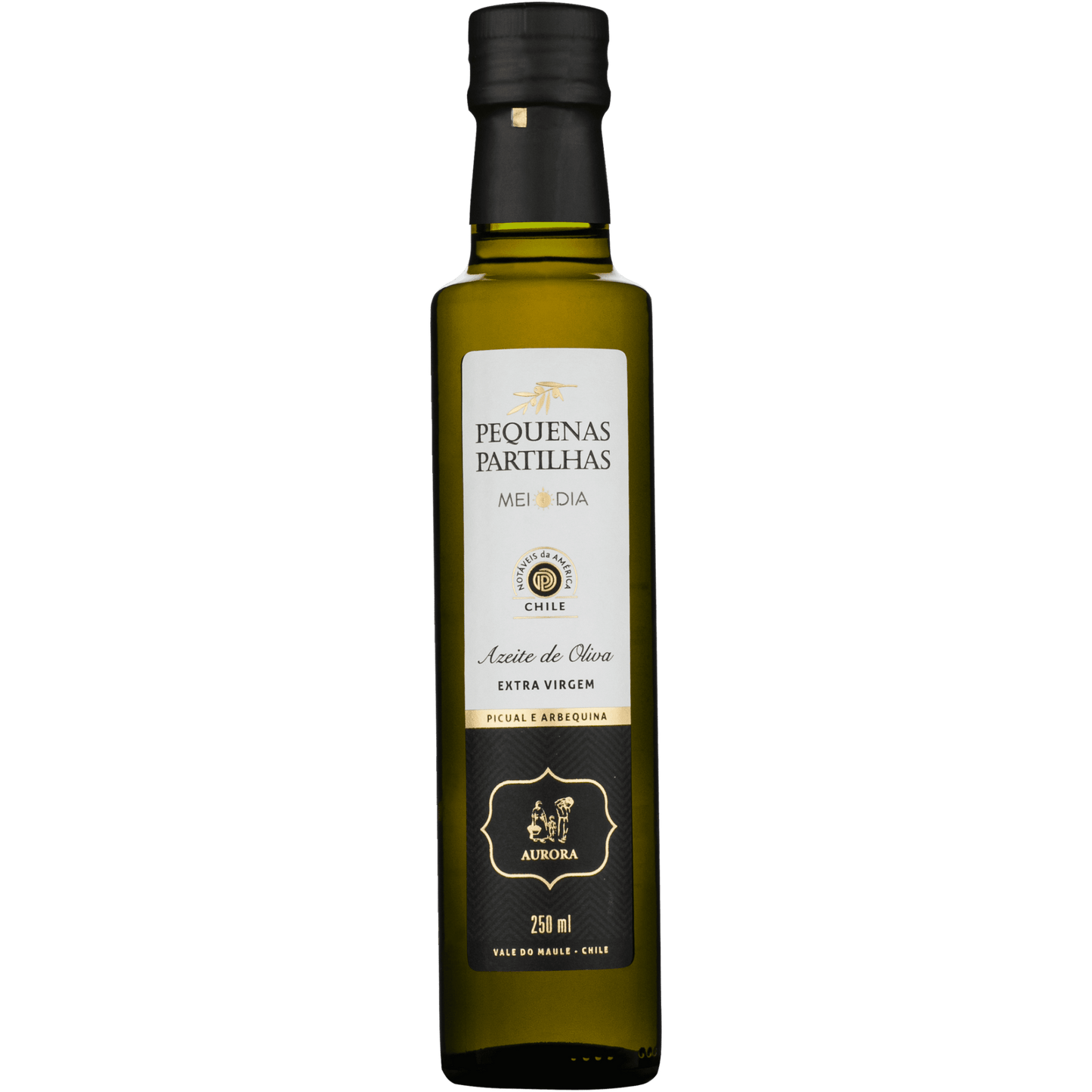 Aurora Pequenas Partilhas Meio Dia Chile Azeite de Oliva Extra Virgem 250ml - Aurora - Espumantes do Sul