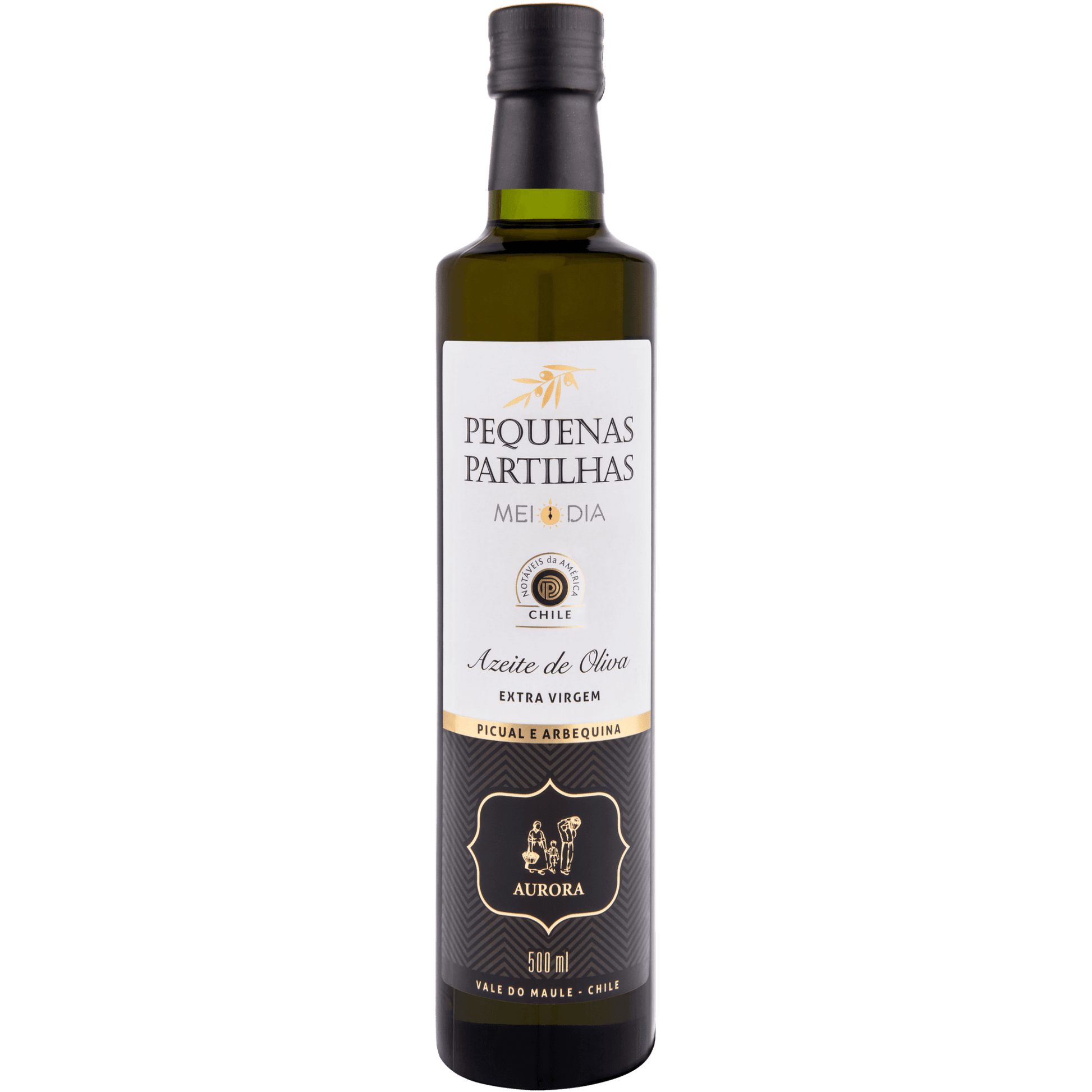 Aurora Pequenas Partilhas Meio Dia Chile Azeite de Oliva Extra Virgem 500ml - Aurora - Espumantes do Sul