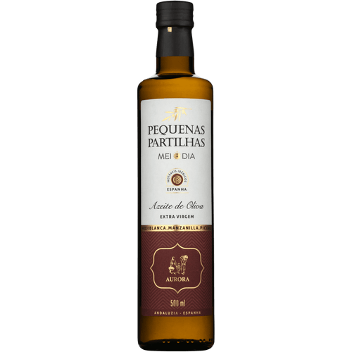Aurora Pequenas Partilhas Meio Dia Espanha Azeite de Oliva Extra Virgem 500ml - Aurora - Espumantes do Sul