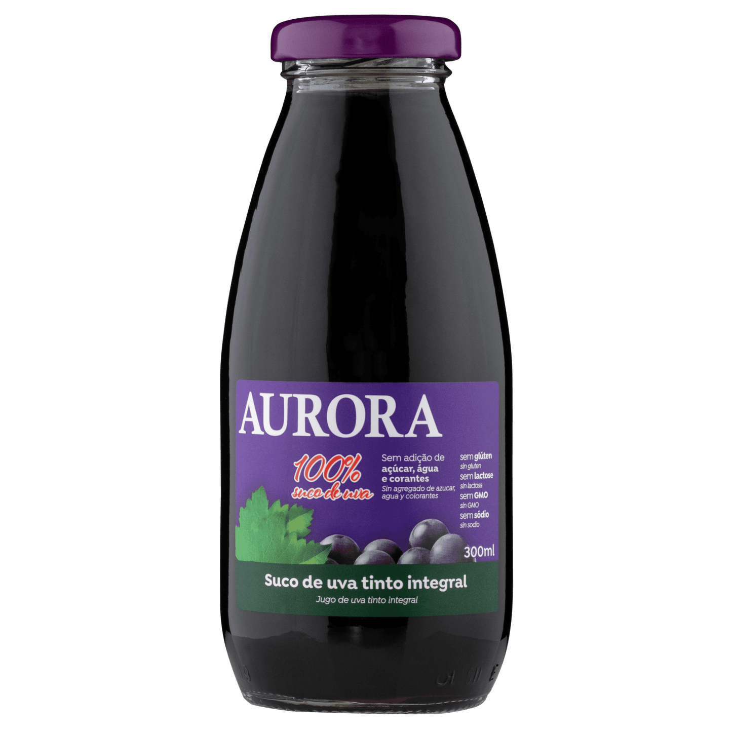 Aurora Suco de Uva Integral 300ml - Aurora - Espumantes do Sul