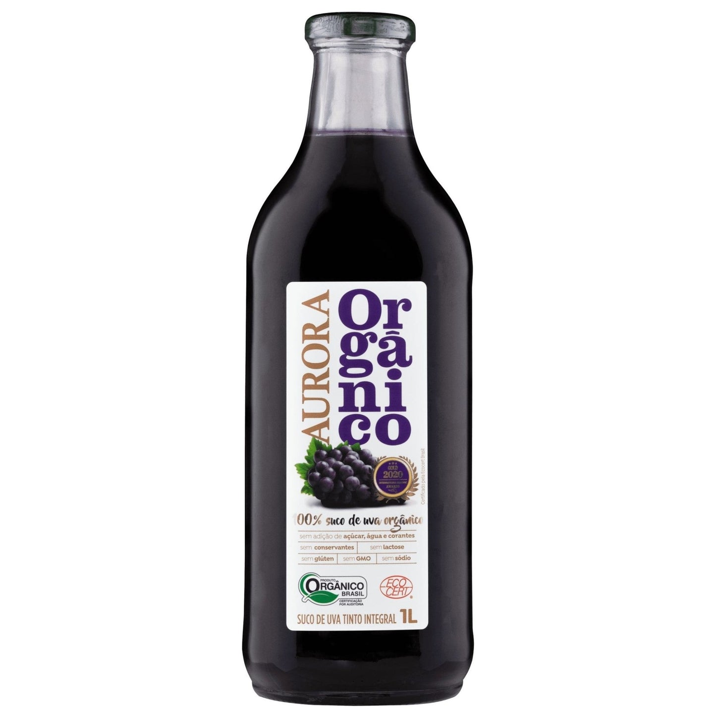 Aurora Suco de Uva Integral Orgânico 1L - Aurora - Espumantes do Sul