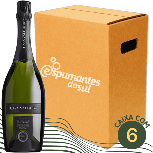 Casa Valduga Premivm Espumante Nature - Caixa com 6