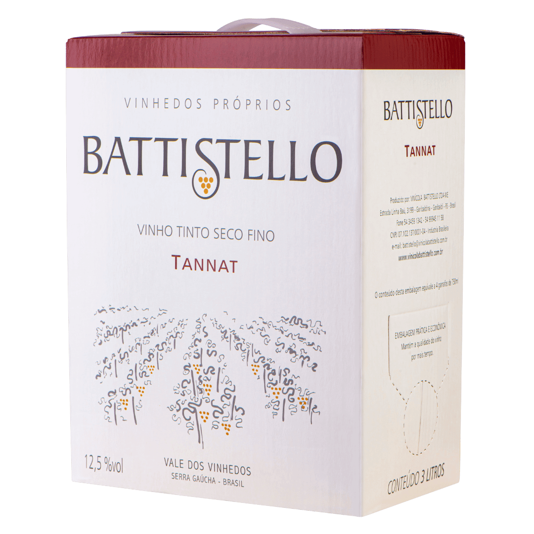 Battistello Tannat Bag in Box 3L - Battistello - Espumantes do Sul