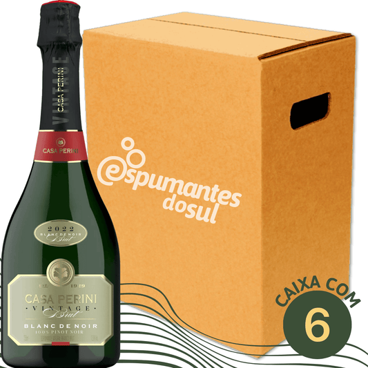 Casa Perini Vintage Blanc de Noir Espumante Brut - Caixa com 6