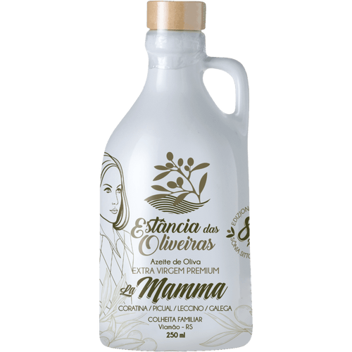 Estância das Oliveiras Azeite de Oliva Extra Virgem Blend La Mamma Cerâmica 250ml