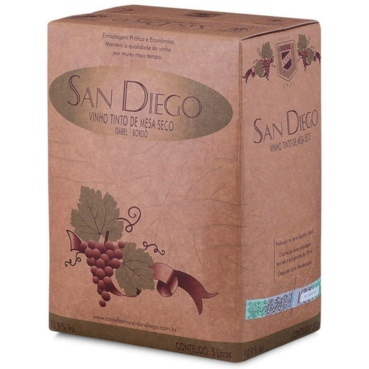 Castellamare San Diego Seco Bag in Box 5L