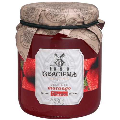 Moinho Graciema Clássica Geleia De Morango 260g