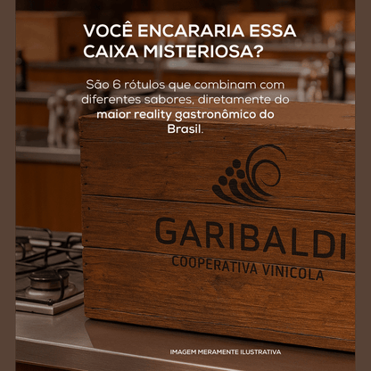 Caixa Misteriosa Garibaldi Masterchef - Garibaldi - Espumantes do Sul