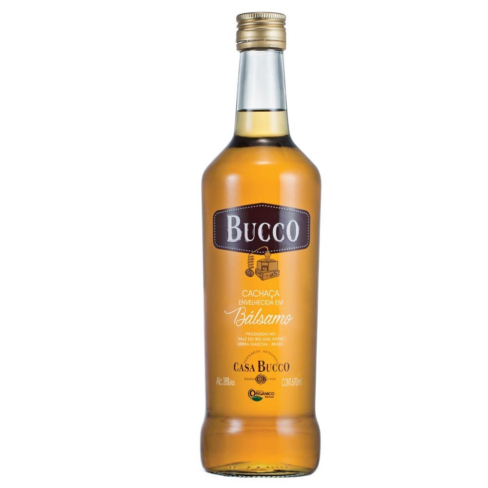 Casa Bucco Cachaça Envelhecida em Bálsamo
