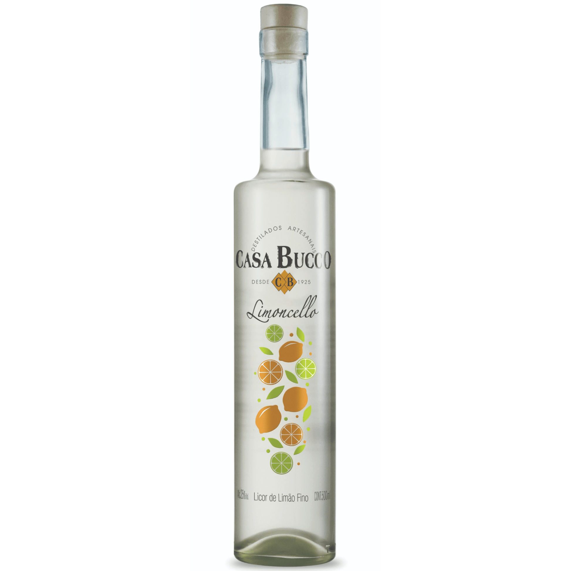 Casa Bucco Licor de Limão Limoncello 500ml - Casa Bucco - Espumantes do Sul