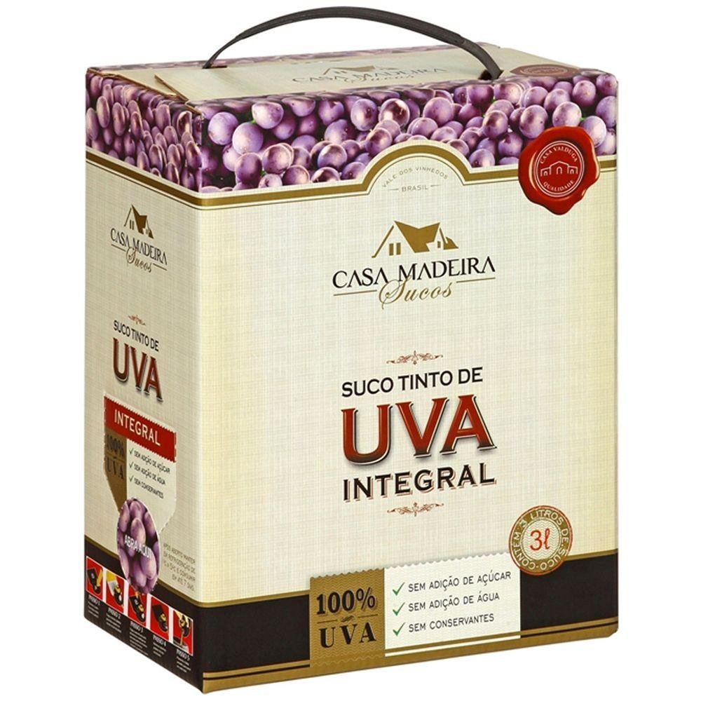 Casa Madeira Suco de Uva Integral Bag in Box 3L
