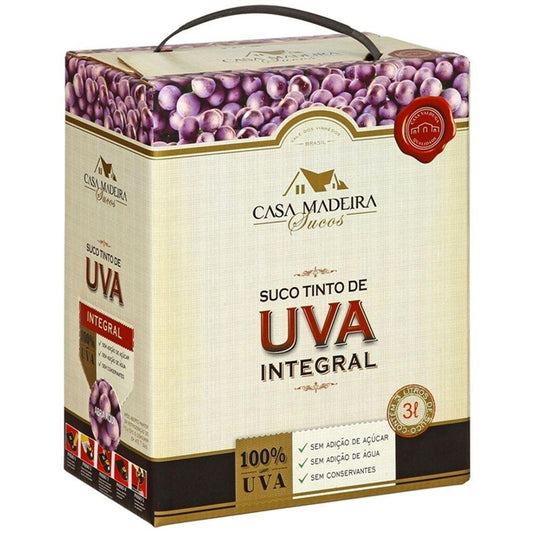 Casa Madeira Suco de Uva Integral Bag in Box 3L - Casa Madeira - Espumantes do Sul