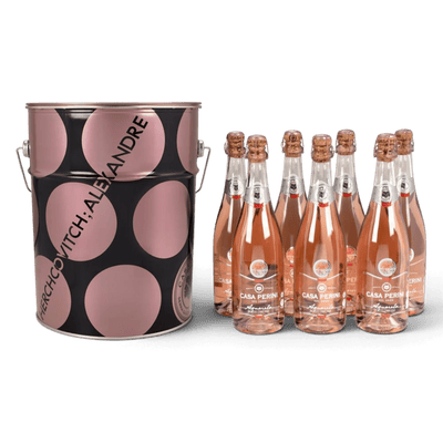 Casa Perini Balde de Aquarela Espumantes Moscatel Rosé - 7 x 750ml