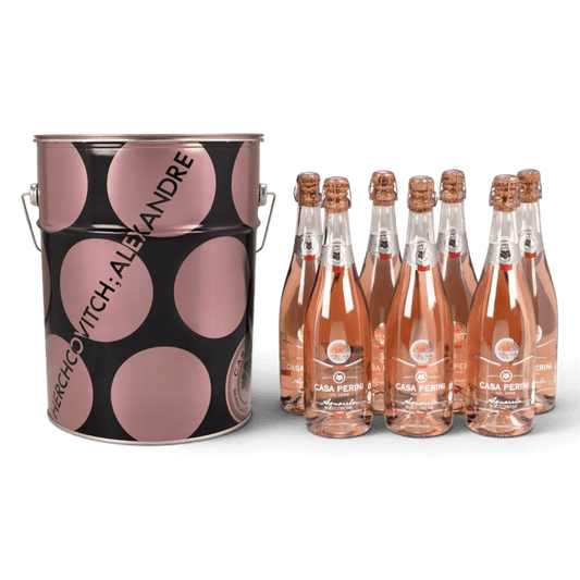 Casa Perini Balde de Aquarela Espumantes Moscatel Rosé - 7 x 750ml - Casa Perini - Espumantes do Sul