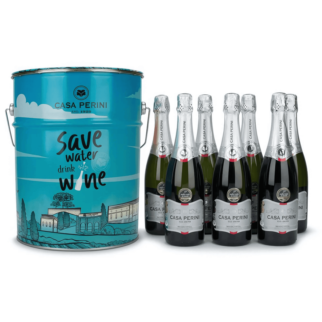 Casa Perini Balde de Espumantes Moscatel - 7 x 750ml
