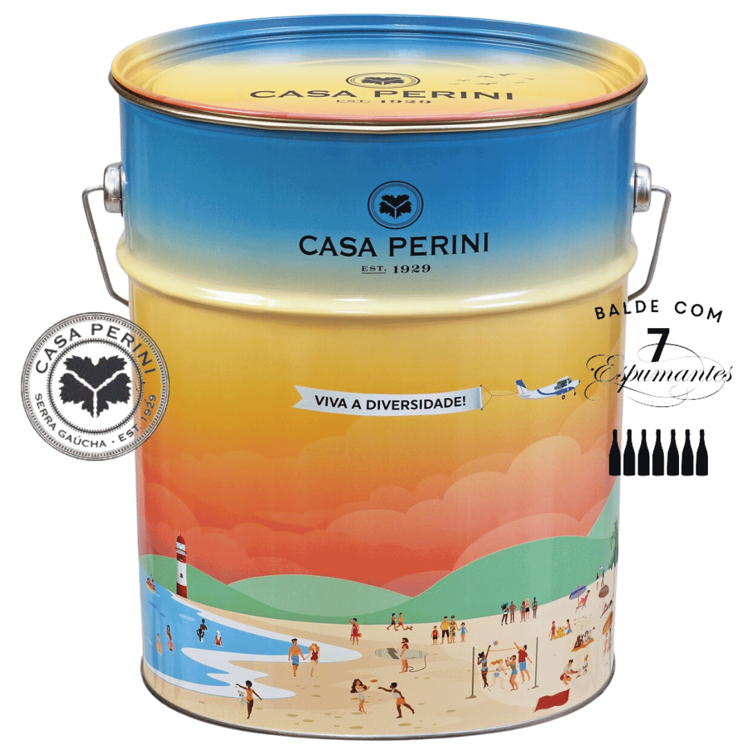 Casa Perini Balde de Espumantes Variedades - 7x 750ml - Casa Perini - Espumantes do Sul