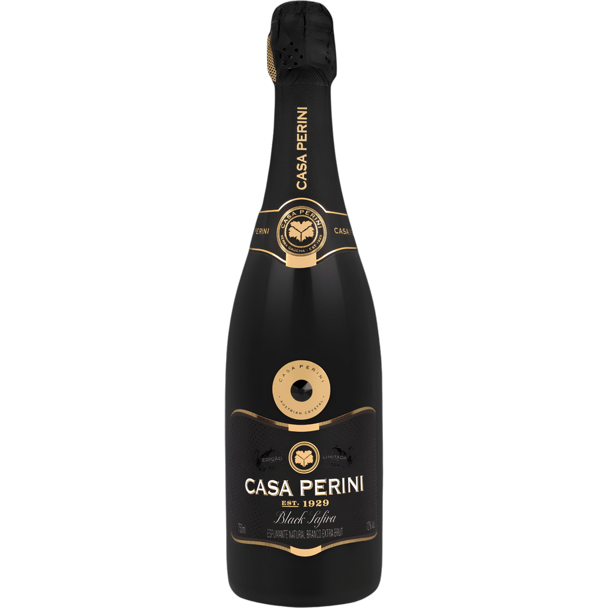 Casa Perini Black Safira Espumante Extra Brut - Casa Perini - Espumantes do Sul