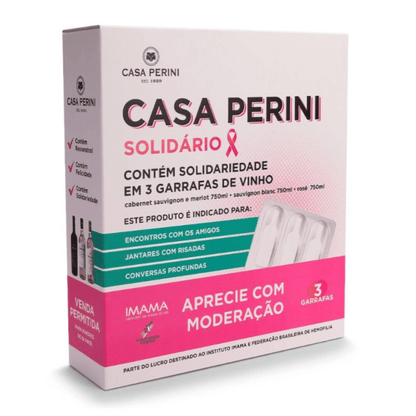 Casa Perini Box Vinhos Solidário - Casa Perini - Espumantes do Sul