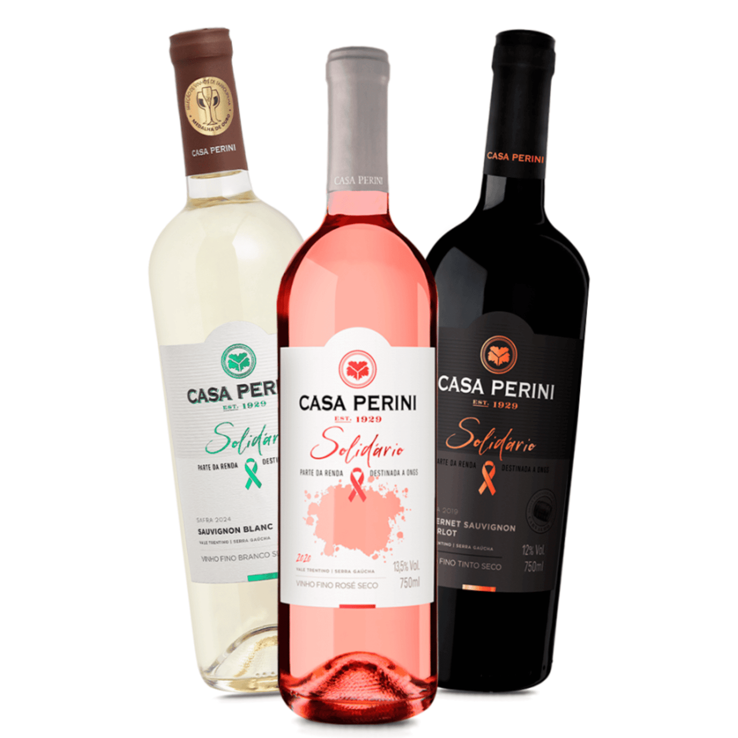 Casa Perini Box Vinhos Solidário - Casa Perini - Espumantes do Sul