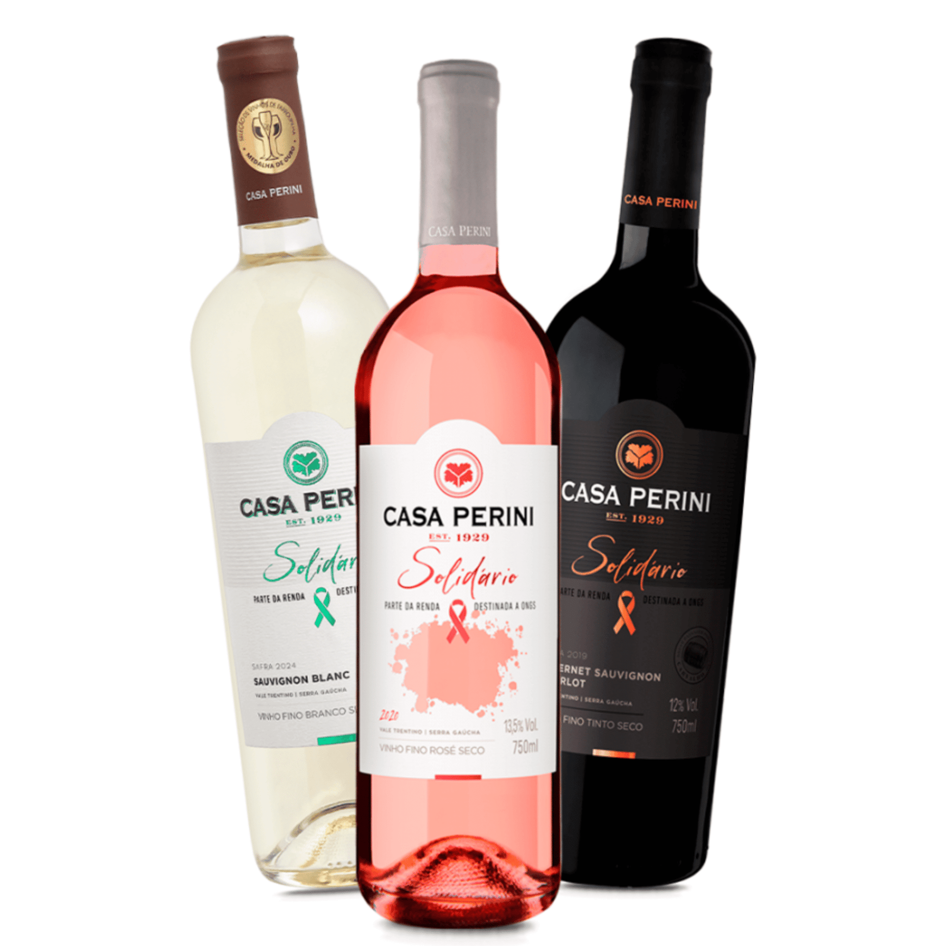Casa Perini Box Vinhos Solidário - Casa Perini - Espumantes do Sul