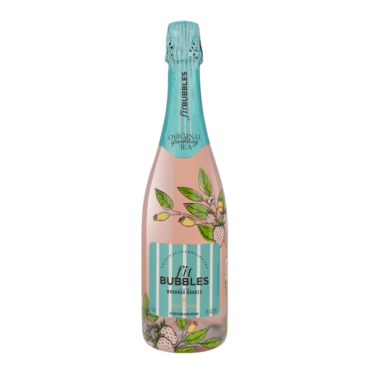 Casa Perini Fit Bubbles Chá Verde Gaseificado Morango Branco - Casa Perini - Espumantes do Sul