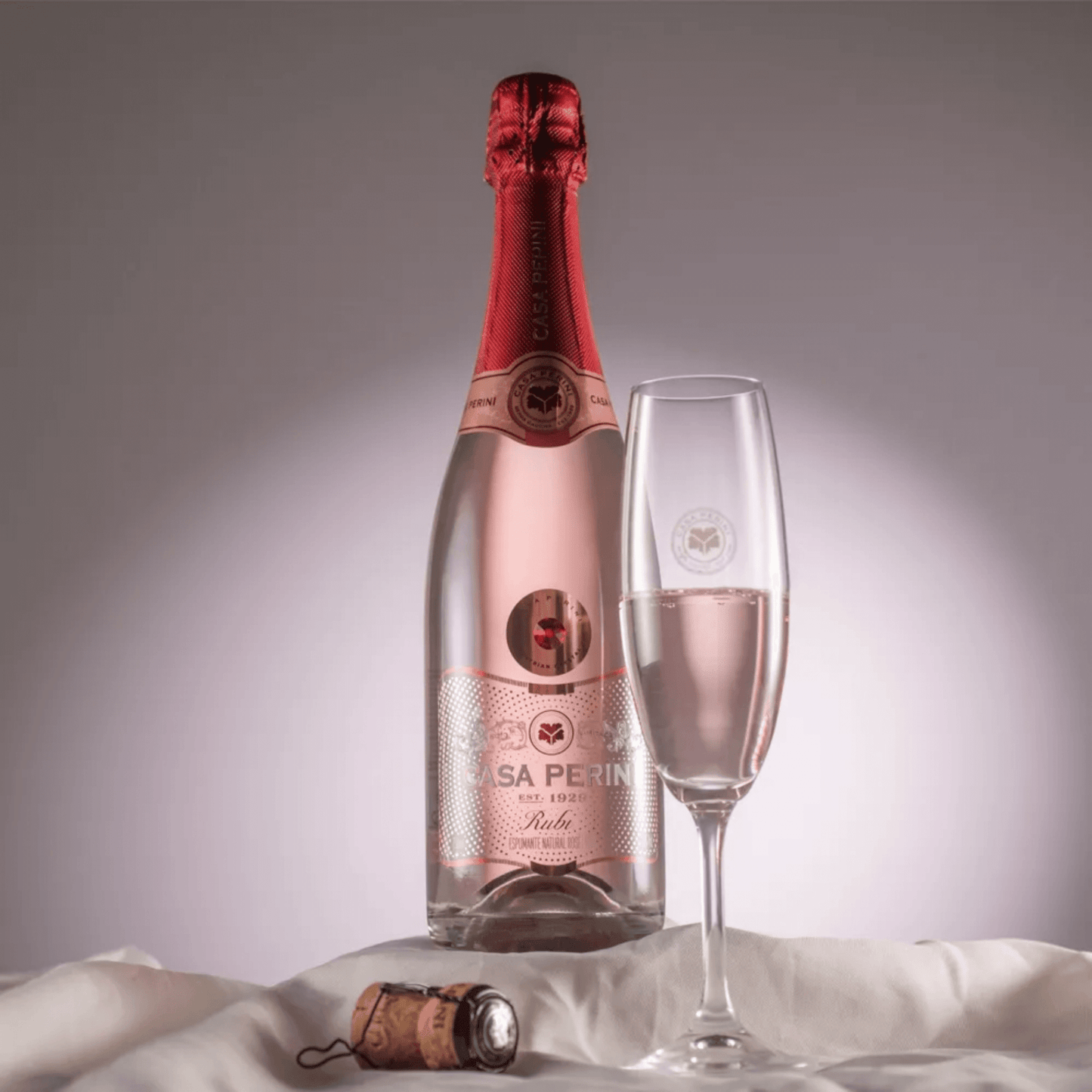 Casa Perini Rubi Espumante Brut Rosé - Espumantes do Sul - Espumantes do Sul
