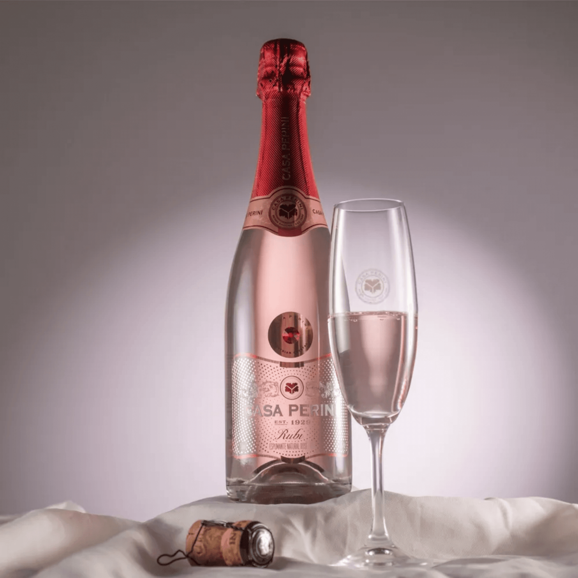 Casa Perini Rubi Espumante Brut Rosé - Espumantes do Sul - Espumantes do Sul