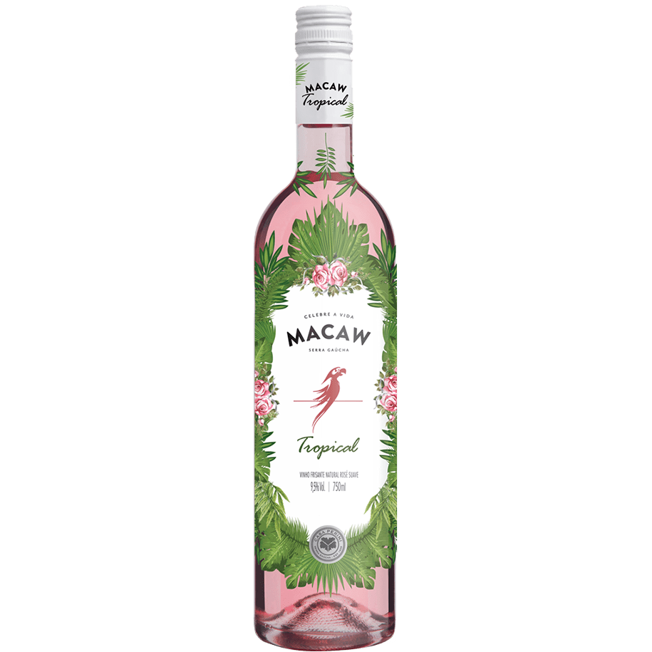 Casa Perini Tropical Macaw Frisante Suave Rosé - Casa Perini - Espumantes do Sul