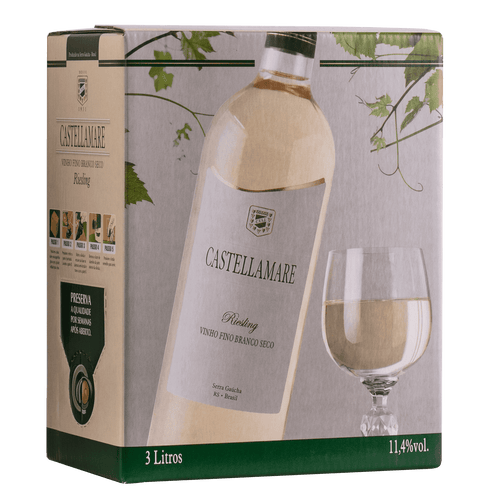Castellamare Riesling Bag in Box 3L - Castellamare - Espumantes do Sul