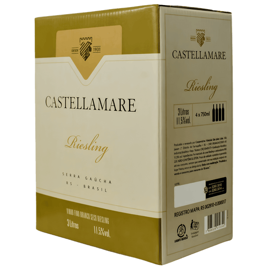Castellamare Riesling Bag in Box 3L - Castellamare - Espumantes do Sul