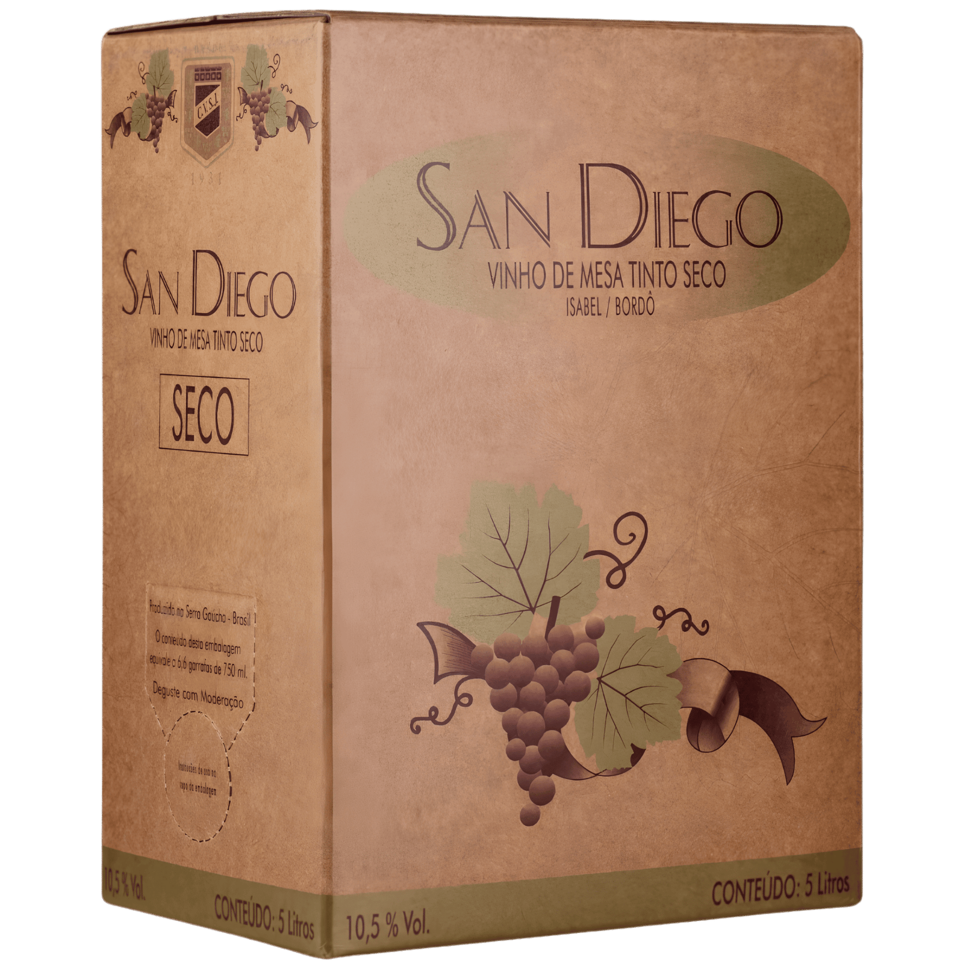 Castellamare San Diego Seco Bag in Box 5L - Castellamare - Espumantes do Sul