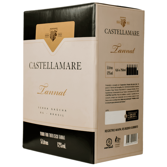 Castellamare Tannat Bag in Box 5L - Castellamare - Espumantes do Sul