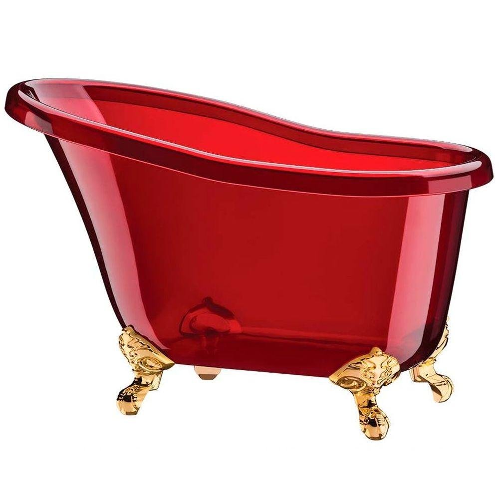 Champanheira Banheira Suprema - 4 Garrafas - Vermelho Transparente - Boccati - Espumantes do Sul