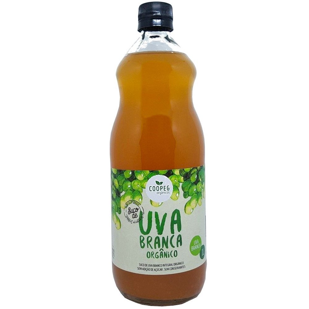 Coopeg Suco de Uva Orgânico Integral Branco 1L - Coopeg - Espumantes do Sul