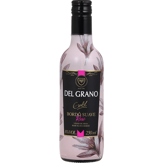 Del Grano Gold Bordô Rosé Suave 250ml - Del Grano - Espumantes do Sul