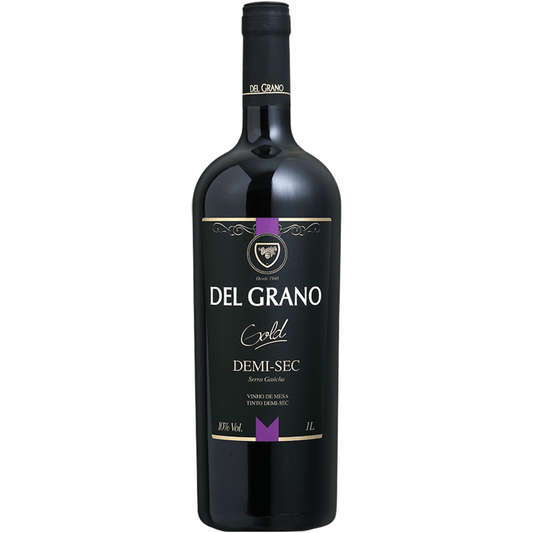 Del Grano Gold Vinho Tinto Demi - Sec 1L - Del Grano - Espumantes do Sul