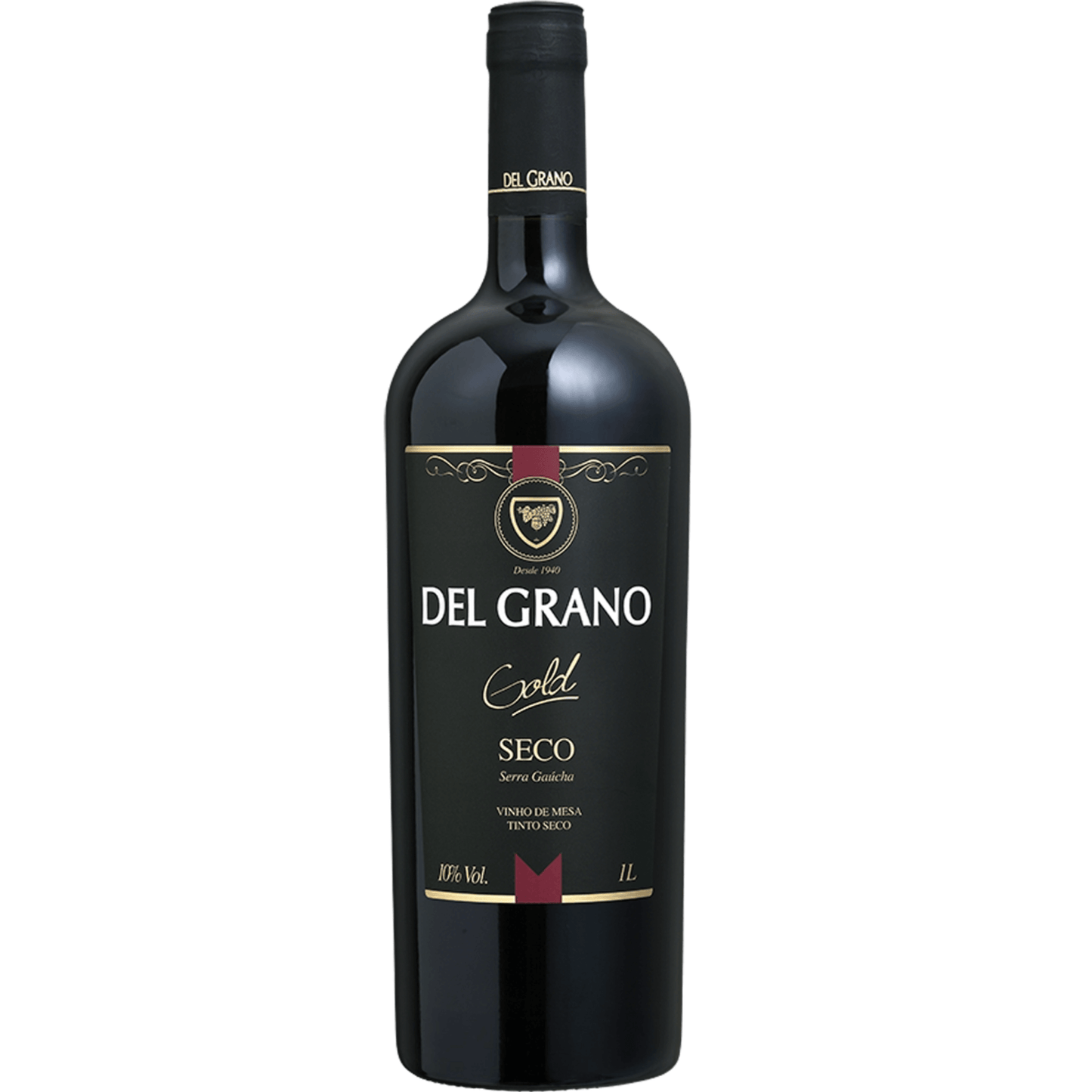 Del Grano Gold Vinho Tinto Suave 1L - Del Grano - Espumantes do Sul