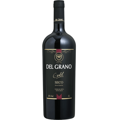 Del Grano Gold Vinho Tinto Suave 1L - Del Grano - Espumantes do Sul